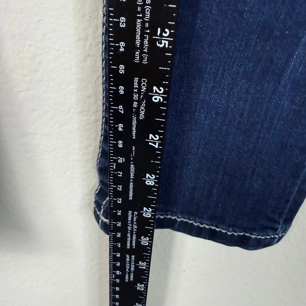 BKE Denim Women's Stella Skinny Denim Ankle Jeans Blue Size 27 X 31.5R